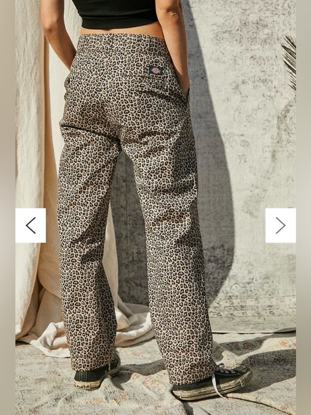 Urban Outfitters Dickies Leopard Print Silver Firs Pants - Picture 2 of 10